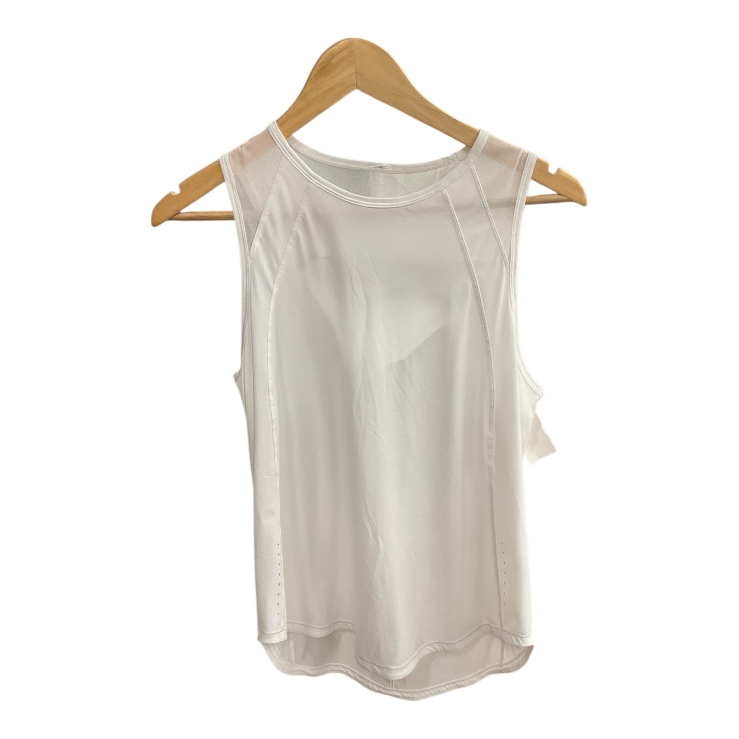 Athletic Tank Top By Lululemon In White, Size: L