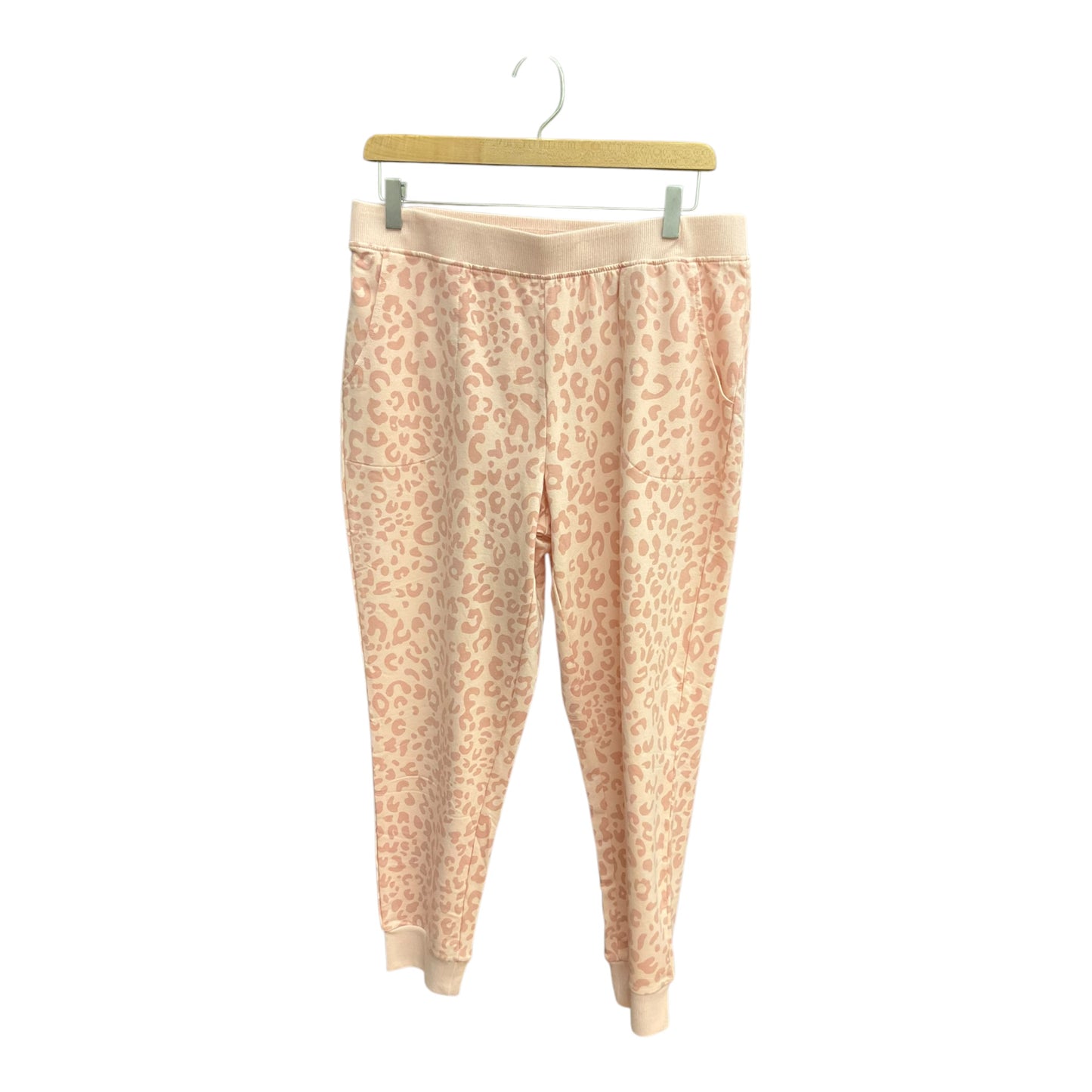 Lounge Set Pants By Denim And Company In Animal Print, Size: M