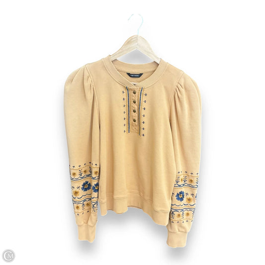 Top Long Sleeve By Driftwood In Yellow, Size: Xs