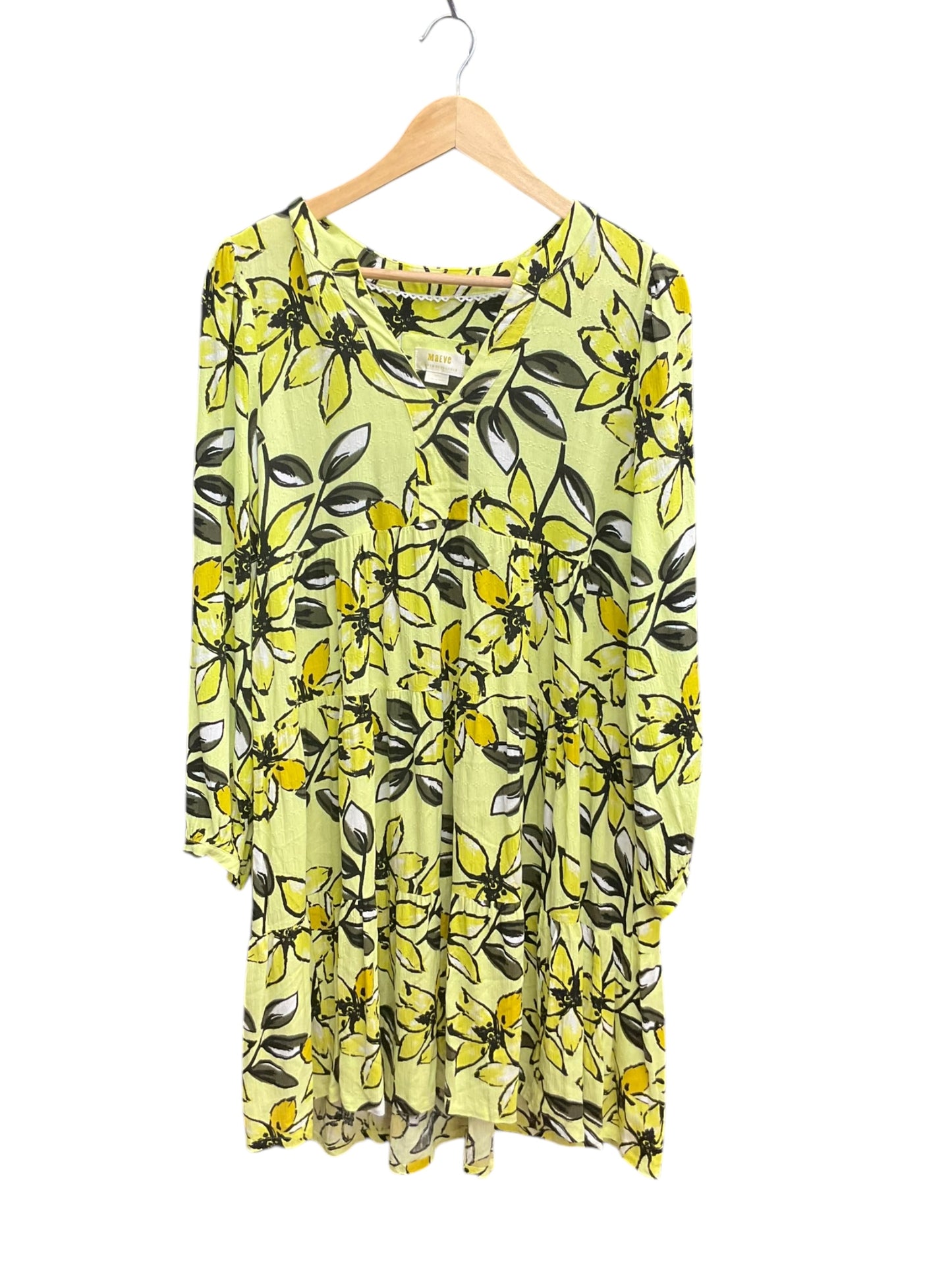 Dress Casual Short By Maeve In Yellow, Size: L