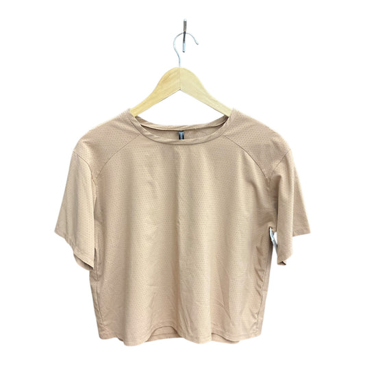 Athletic Top Short Sleeve By Rei In Brown, Size: M