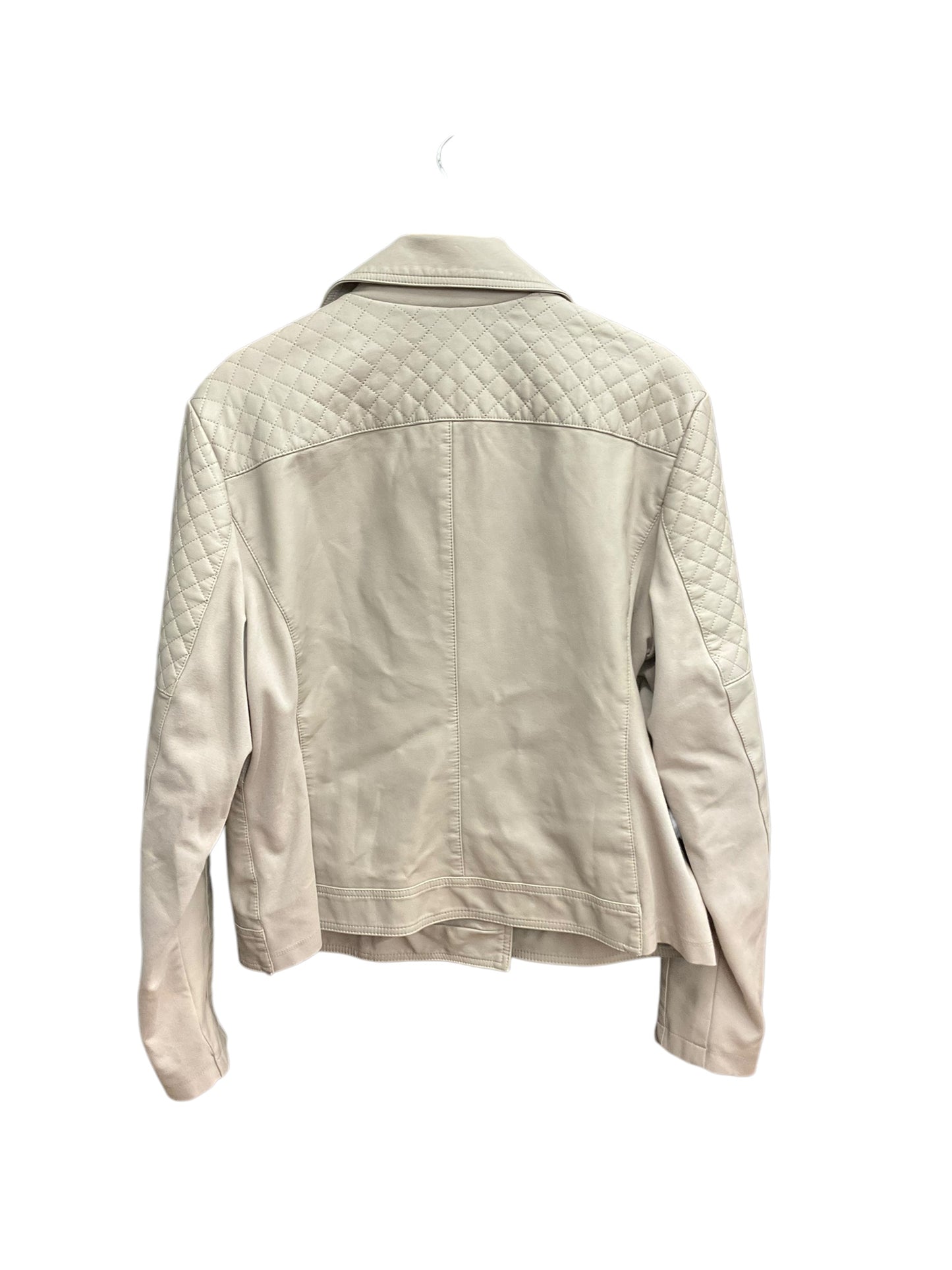 Jacket Moto By Express In Taupe, Size: Xl