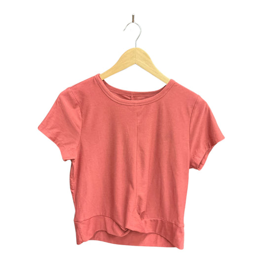 Athletic Top Short Sleeve By Old Navy In Red, Size: M