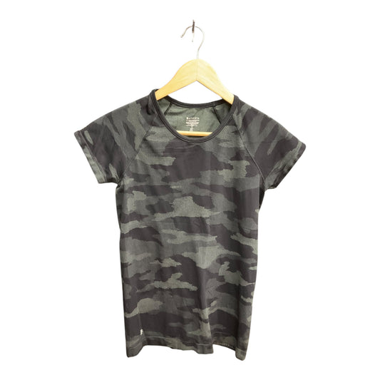 Athletic Top Short Sleeve By Athleta In Camouflage Print, Size: S