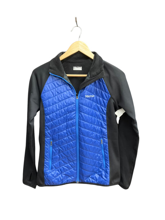 Athletic Jacket By Marmot In Black & Blue, Size: M