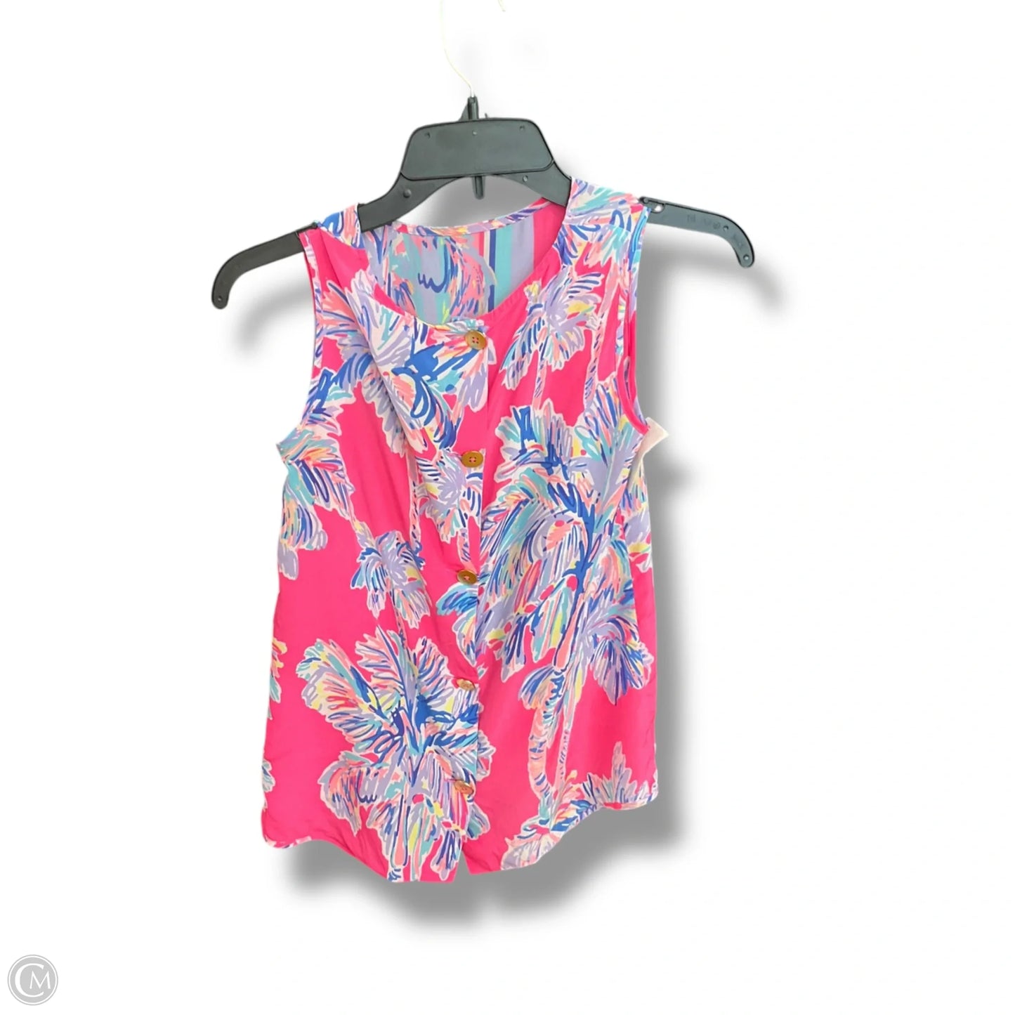 Top Sleeveless Designer By Lilly Pulitzer In Pink, Size: Xxs