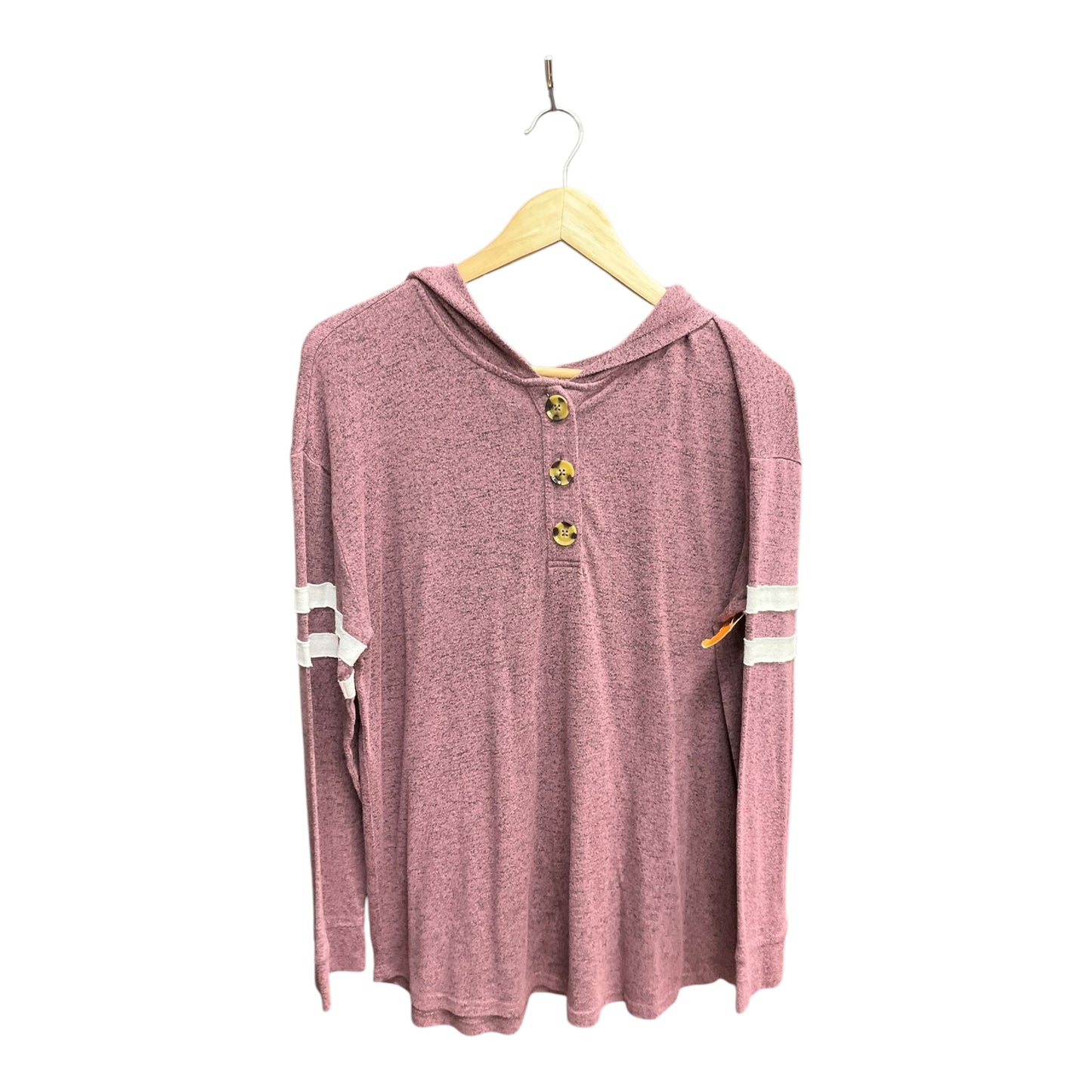 Top Long Sleeve By Maurices In Pink, Size: Xl