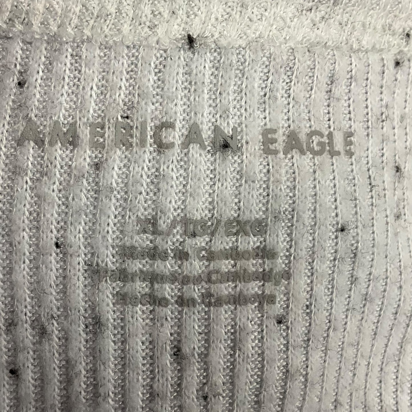 Top Long Sleeve By American Eagle In Grey, Size: Xl