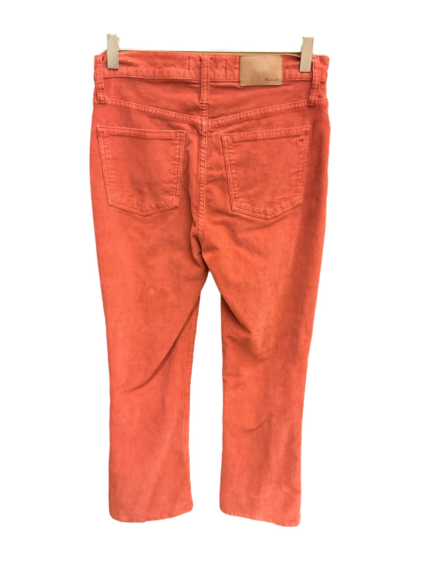 Terracotta Pants Corduroy Madewell, Size 6