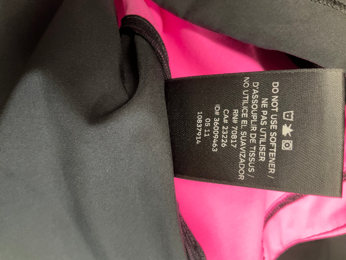 Athletic Jacket By Victorias Secret In Pinkblack, Size: M