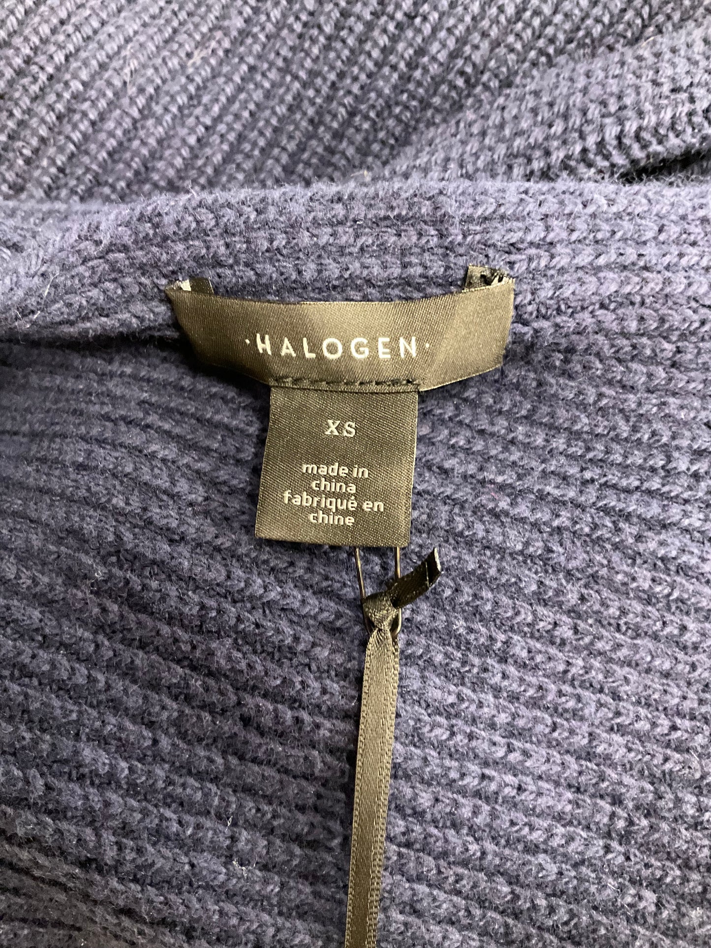 Navy Sweater Halogen, Size Xs