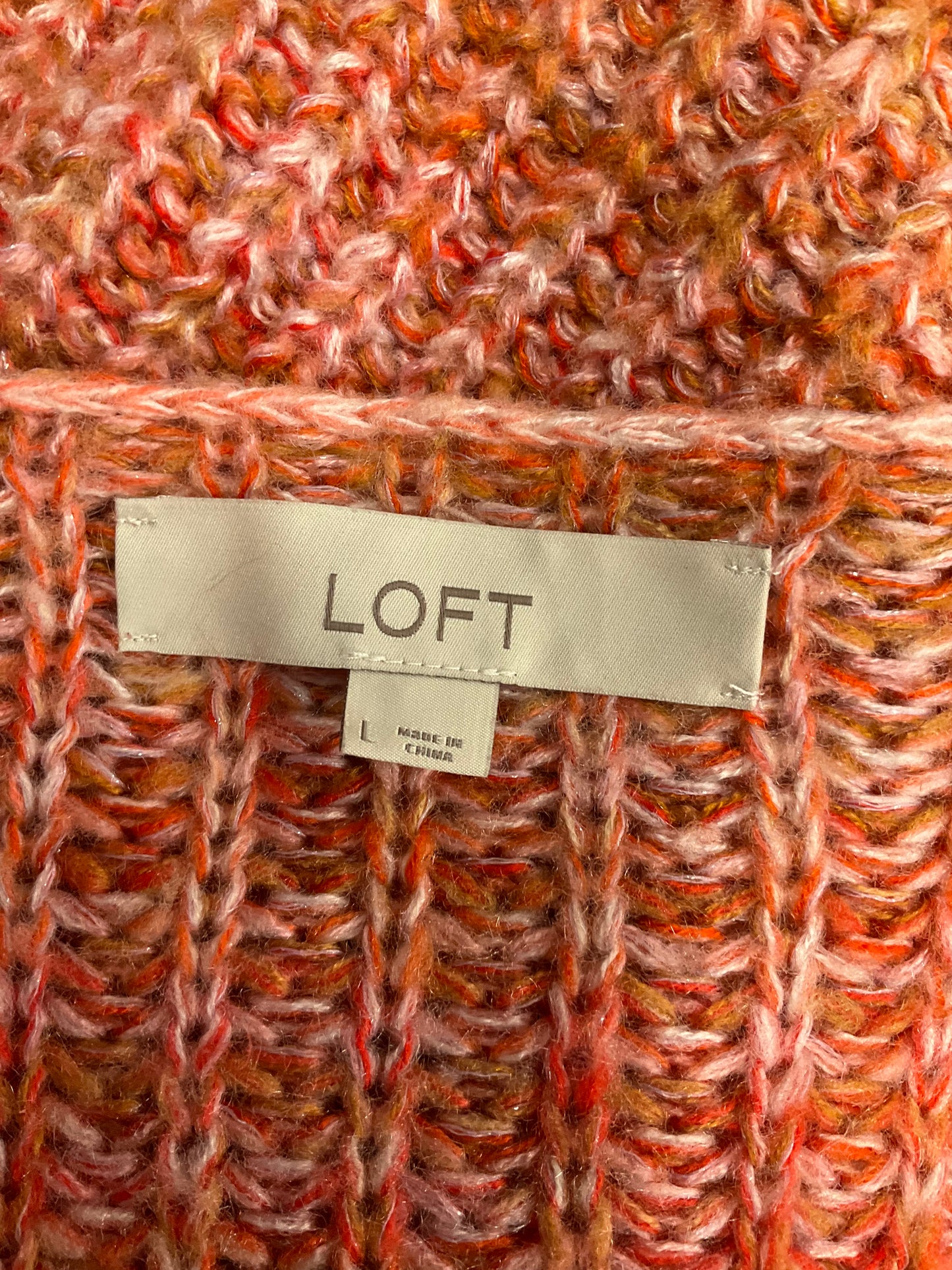 Sweater By Loft O In Multi-colored, Size: L