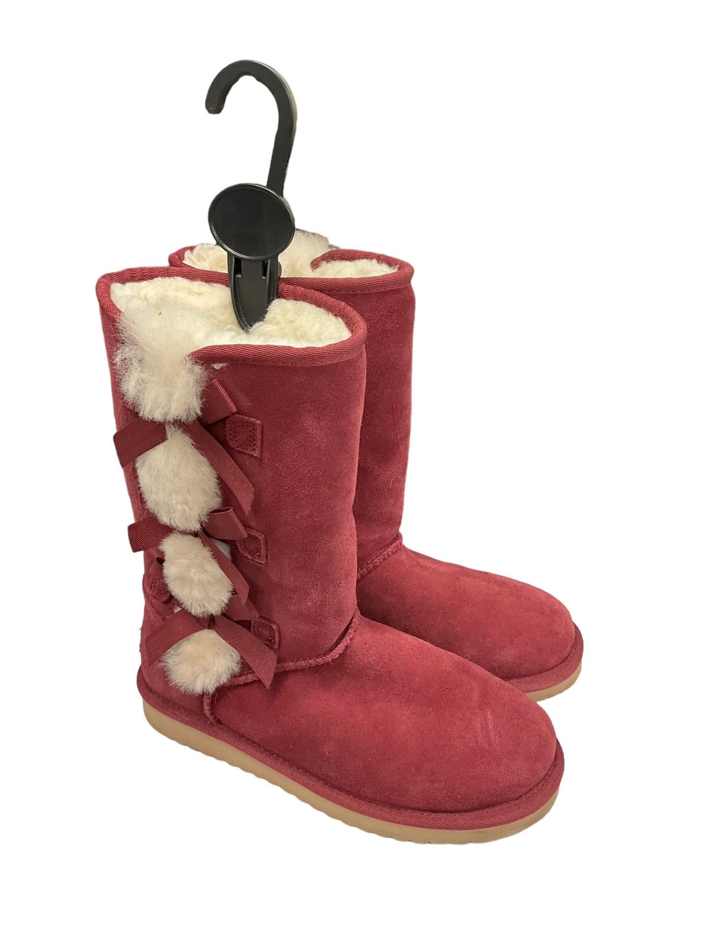 Burgundy Boots Snow Koolaburra By Ugg, Size 6