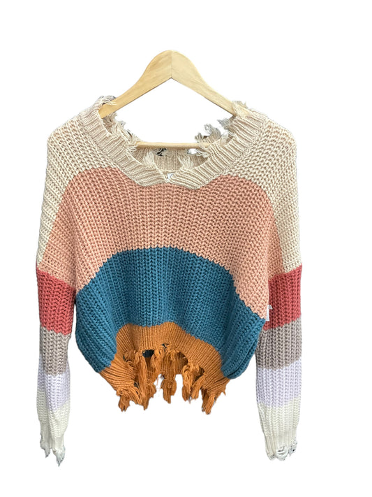 Sweater By Clothes Mentor In Multi-colored, Size: S