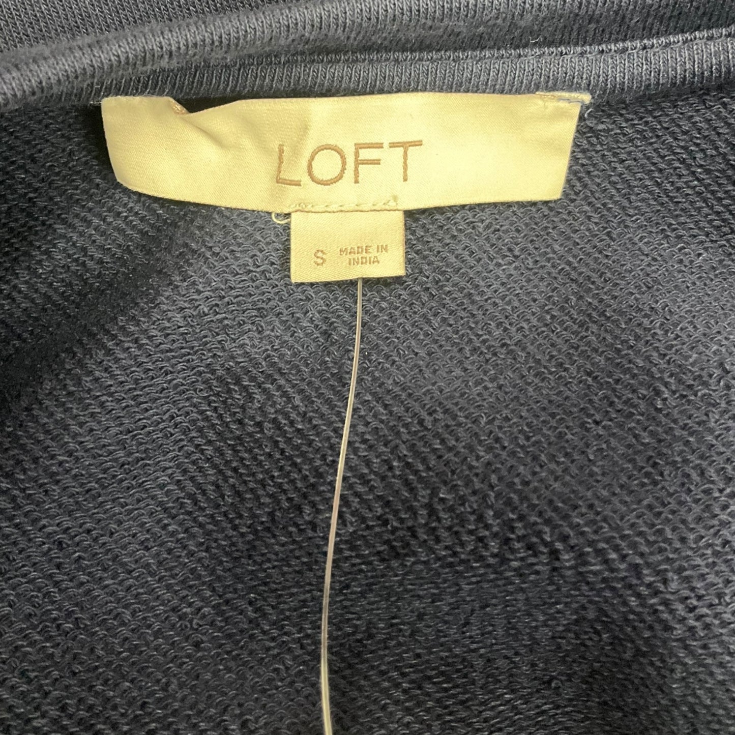 Top Long Sleeve By Loft O In Navy, Size: S