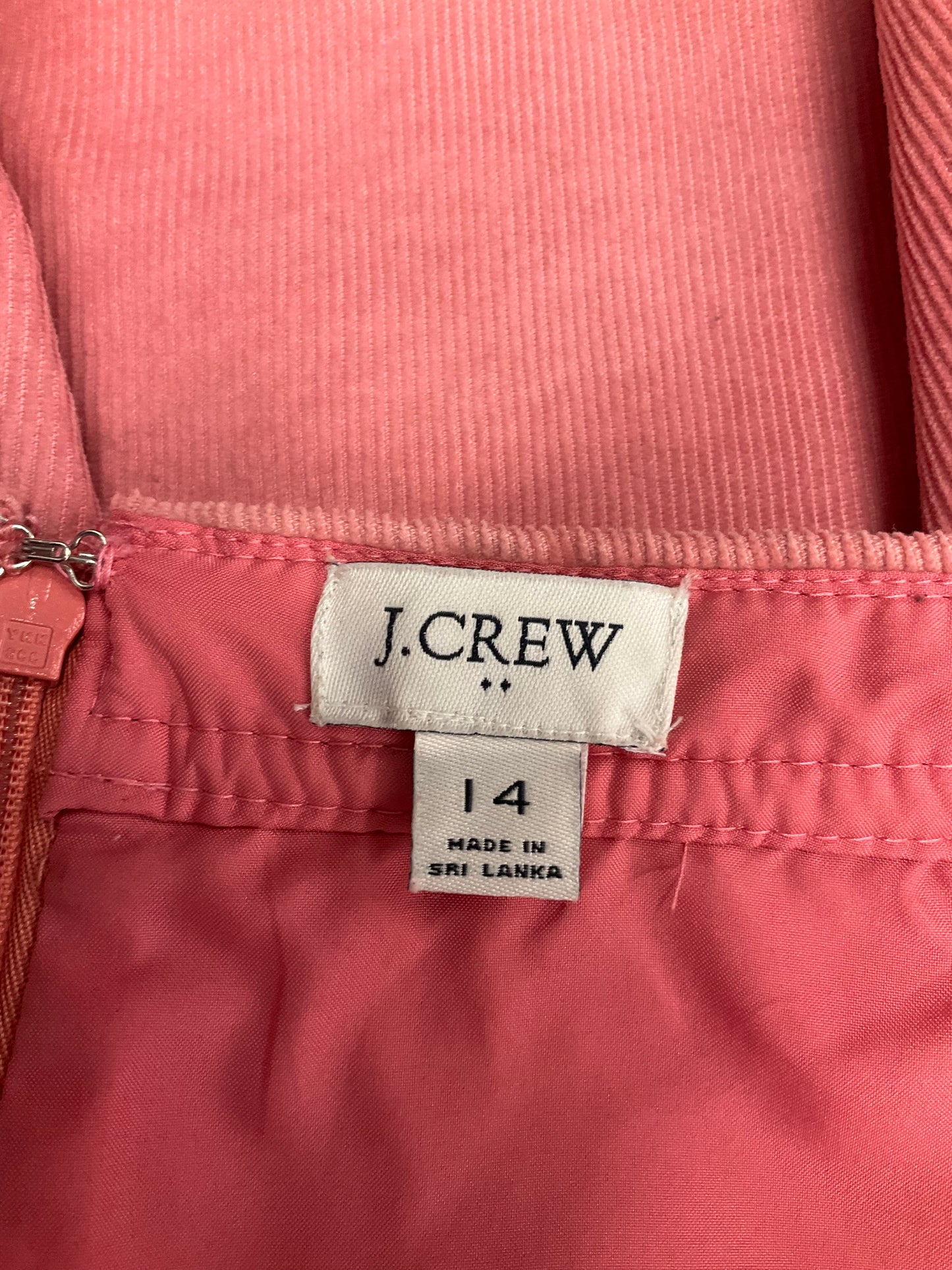 Pink Skirt Mini & Short J. Crew, Size 14