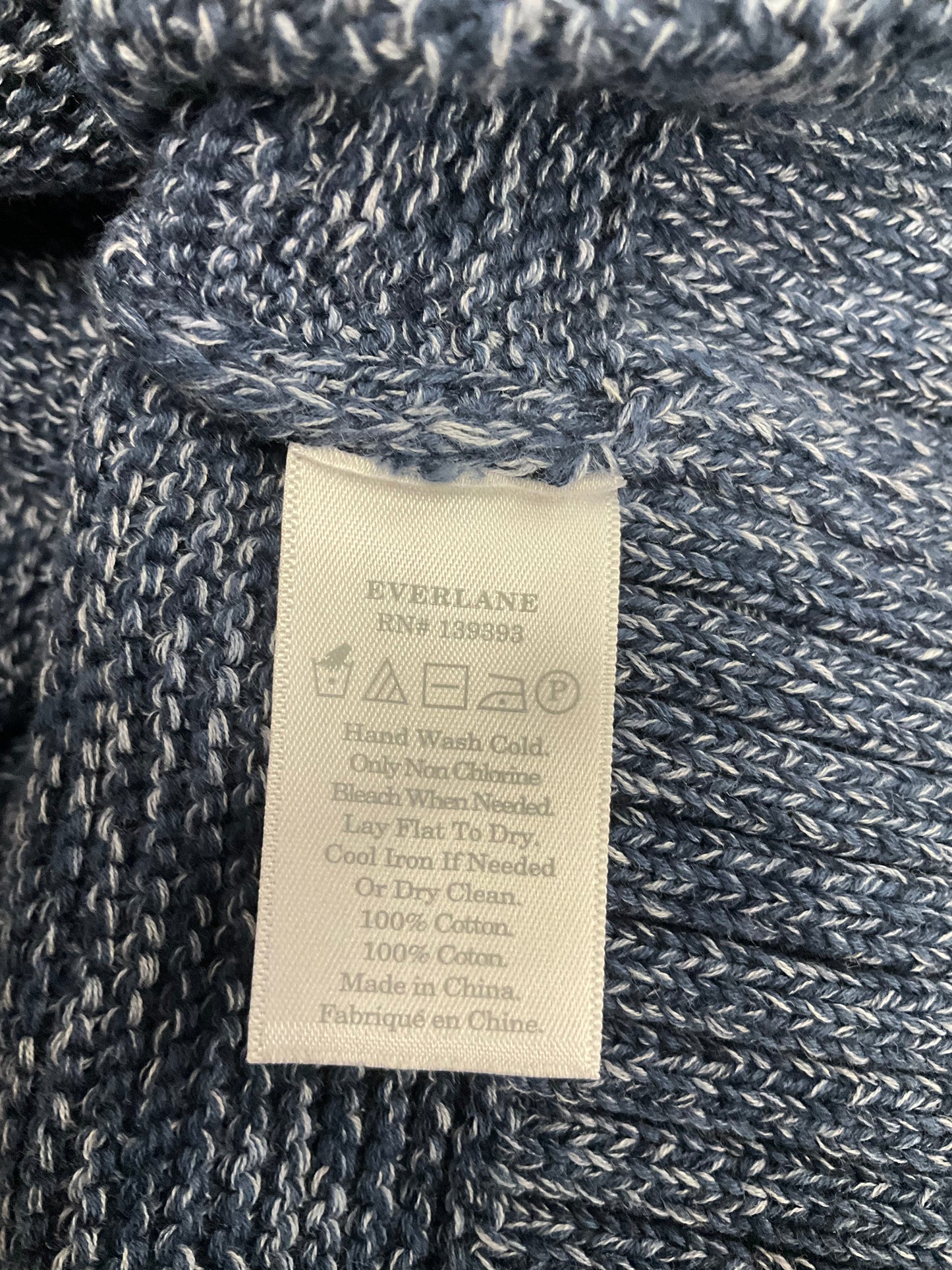 Sweater By Everlane In Blue, Size: M