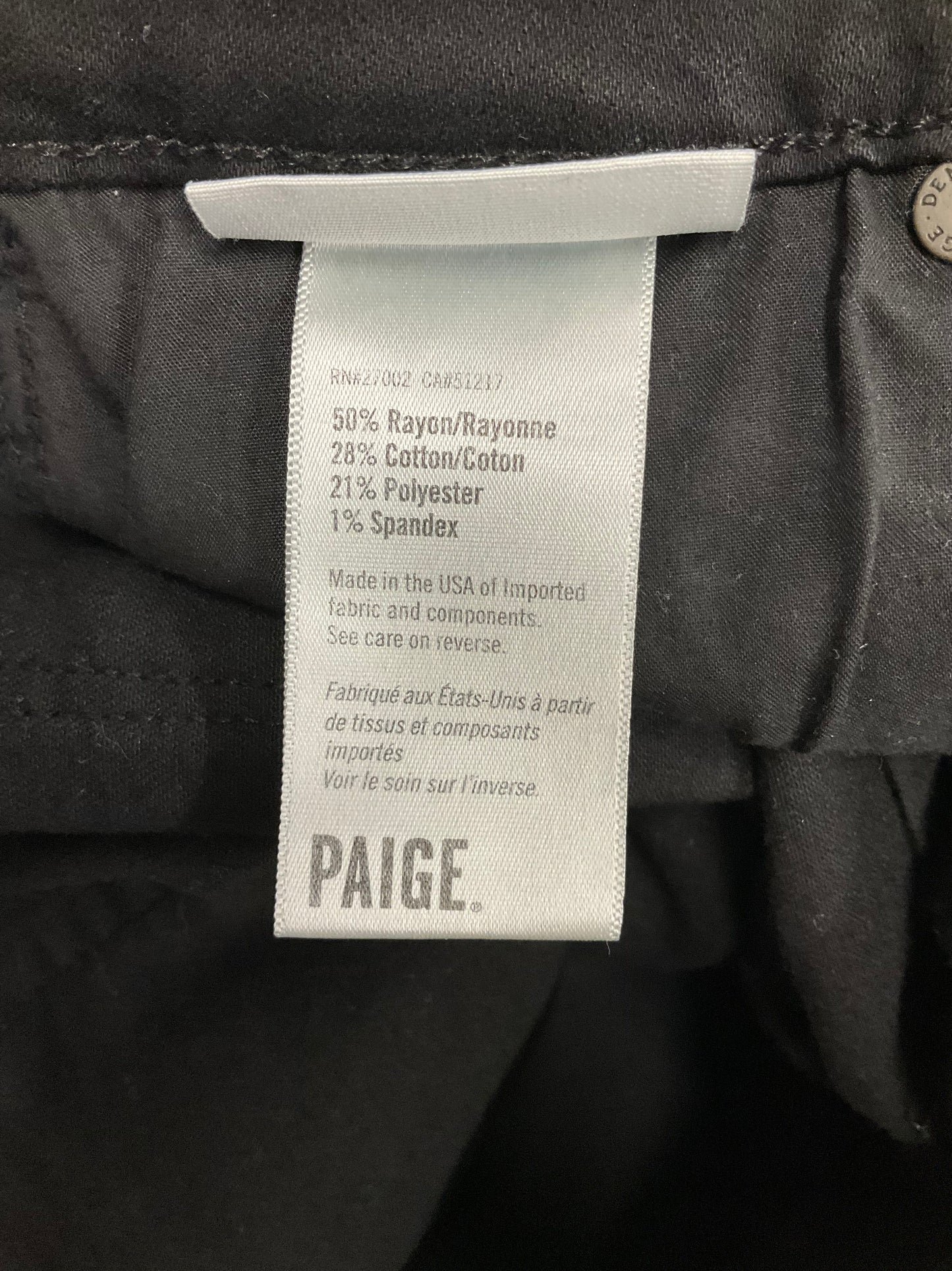 Pants Chinos & Khakis By Paige In Black, Size: 8