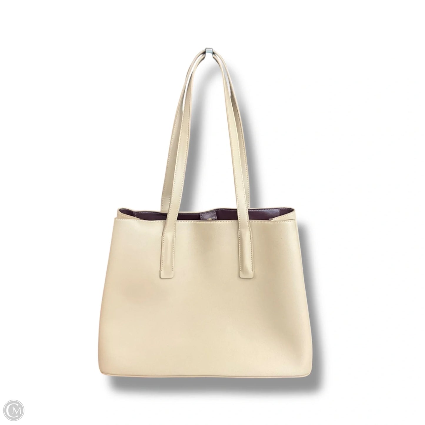 Tote Leather By Freja, Size: Medium