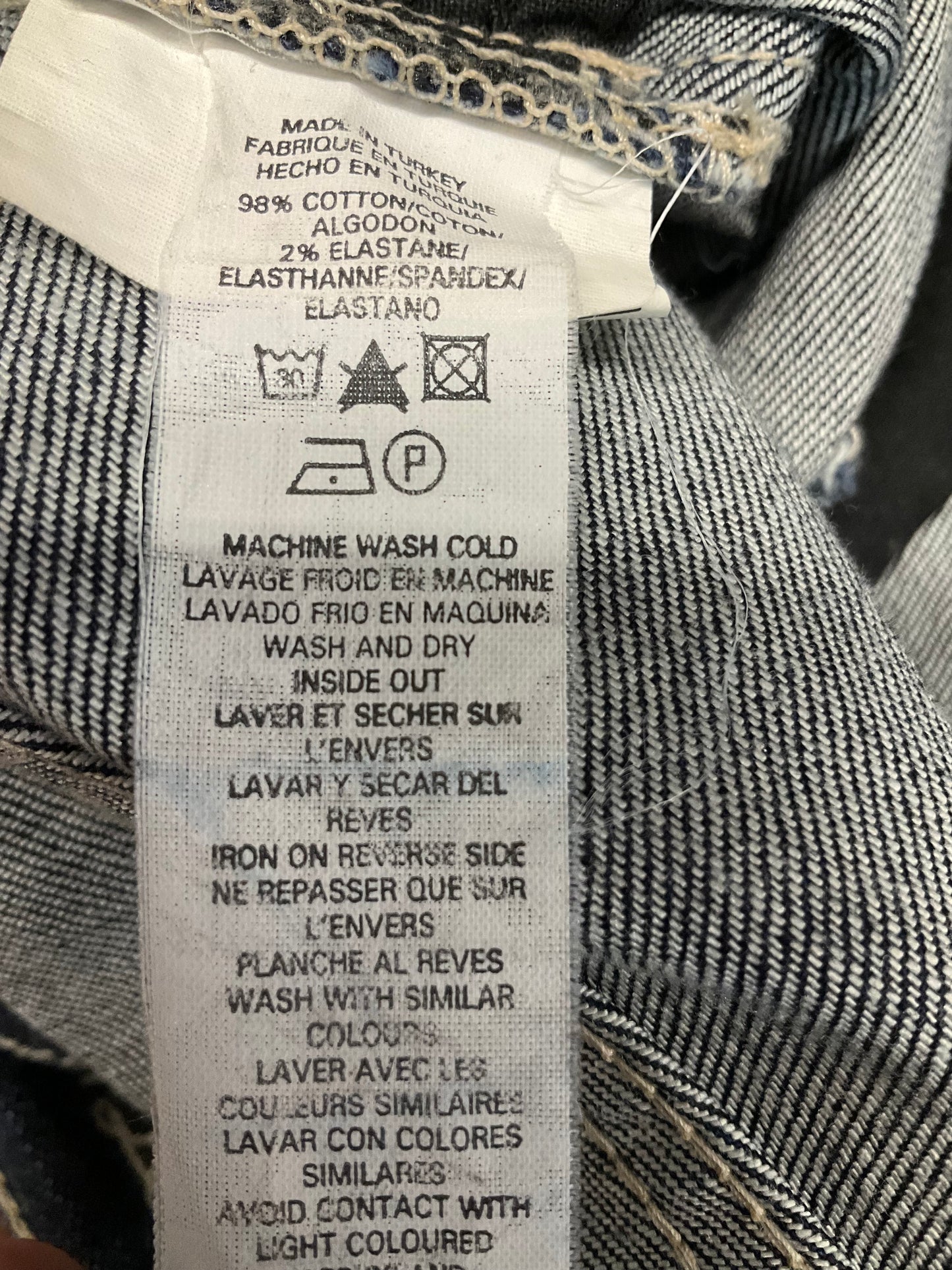 Denim Jeans Flared French Connection, Size 2