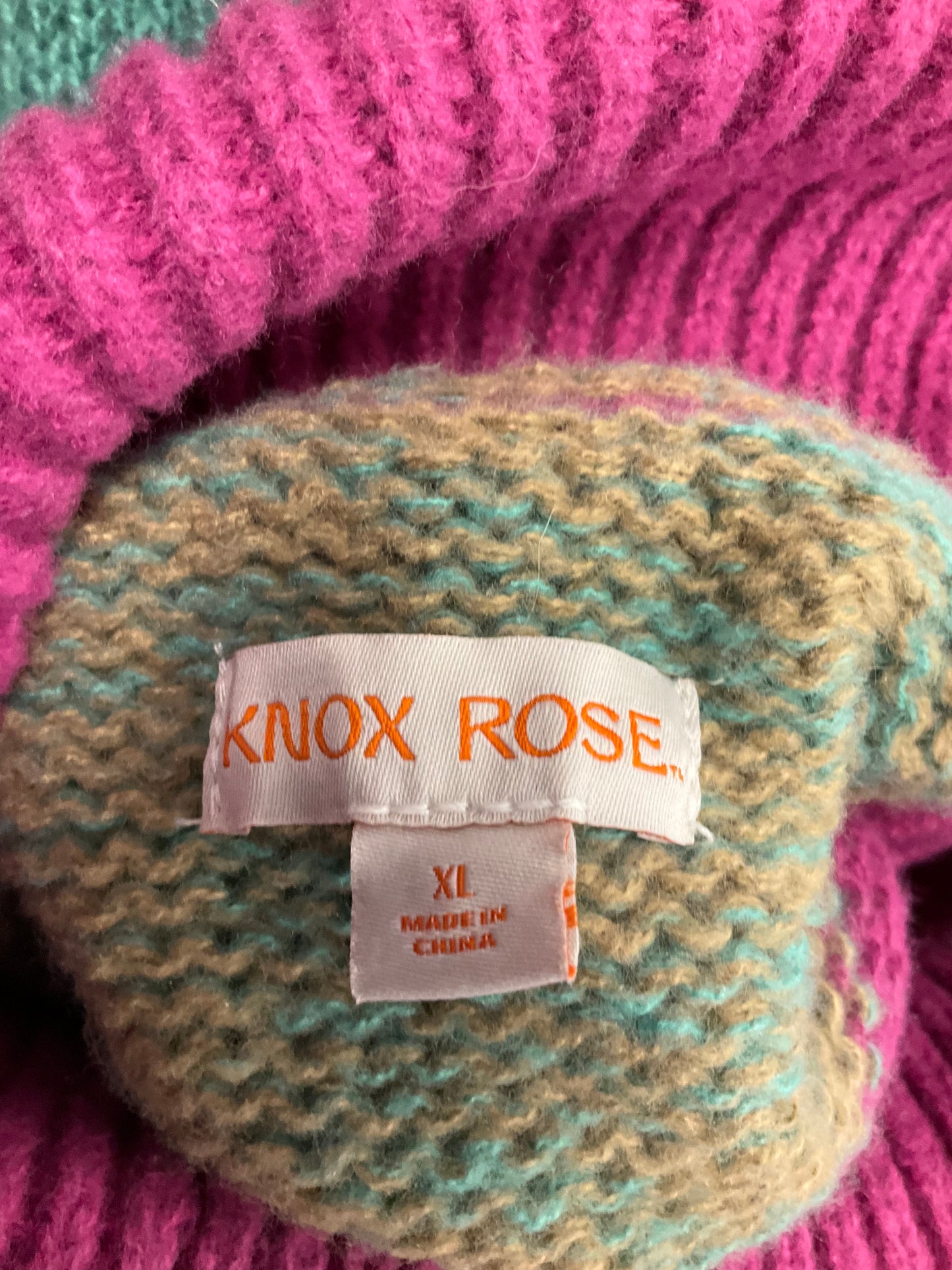 Sweater By Knox Rose In Multi-colored, Size: Xl