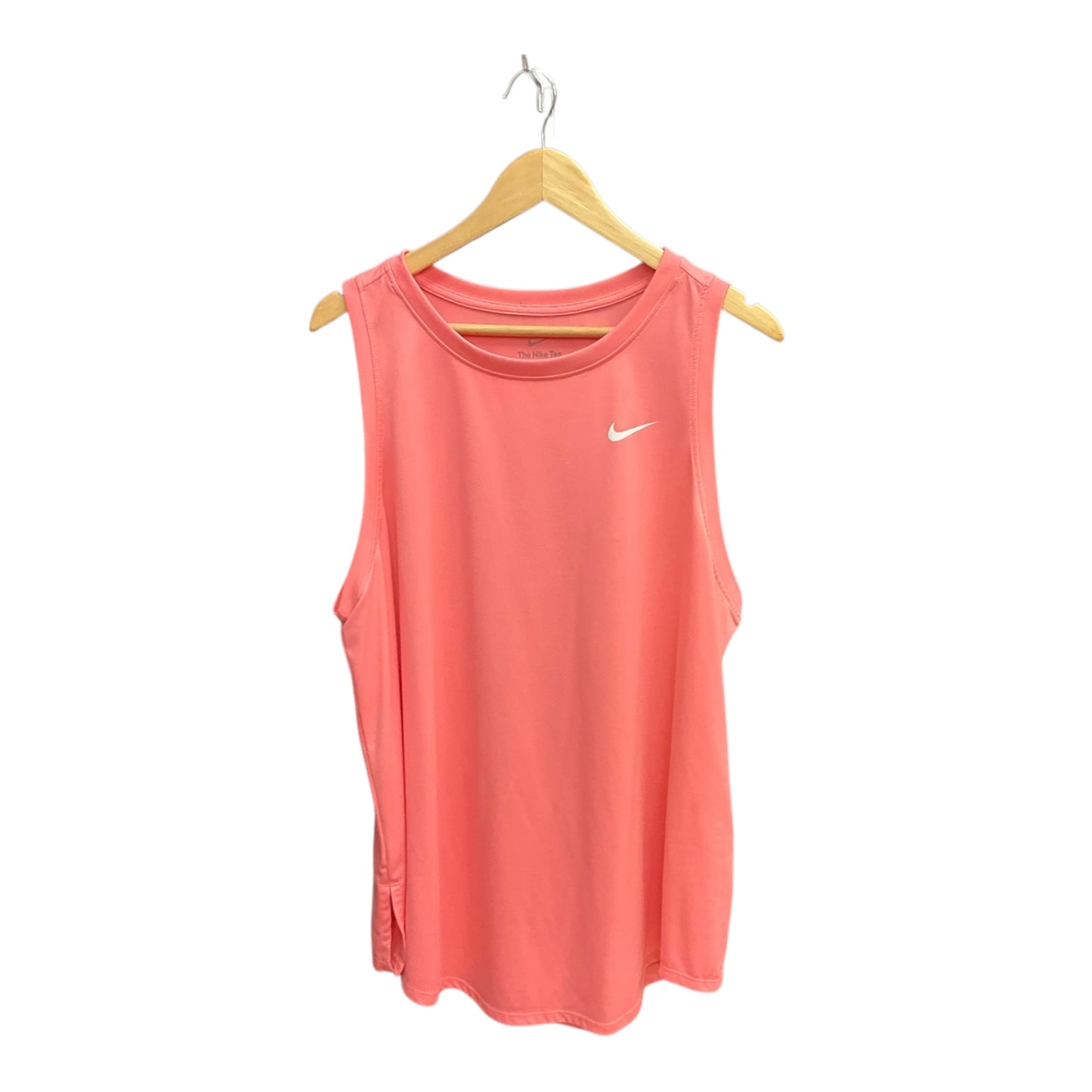 Athletic Tank Top By Nike Apparel In Pink, Size: 2x