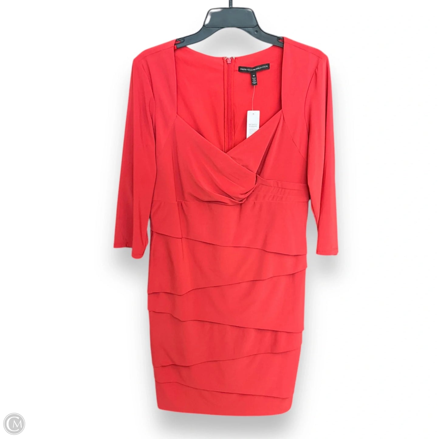 Dress Work By White House Black Market In Red, Size: Xl