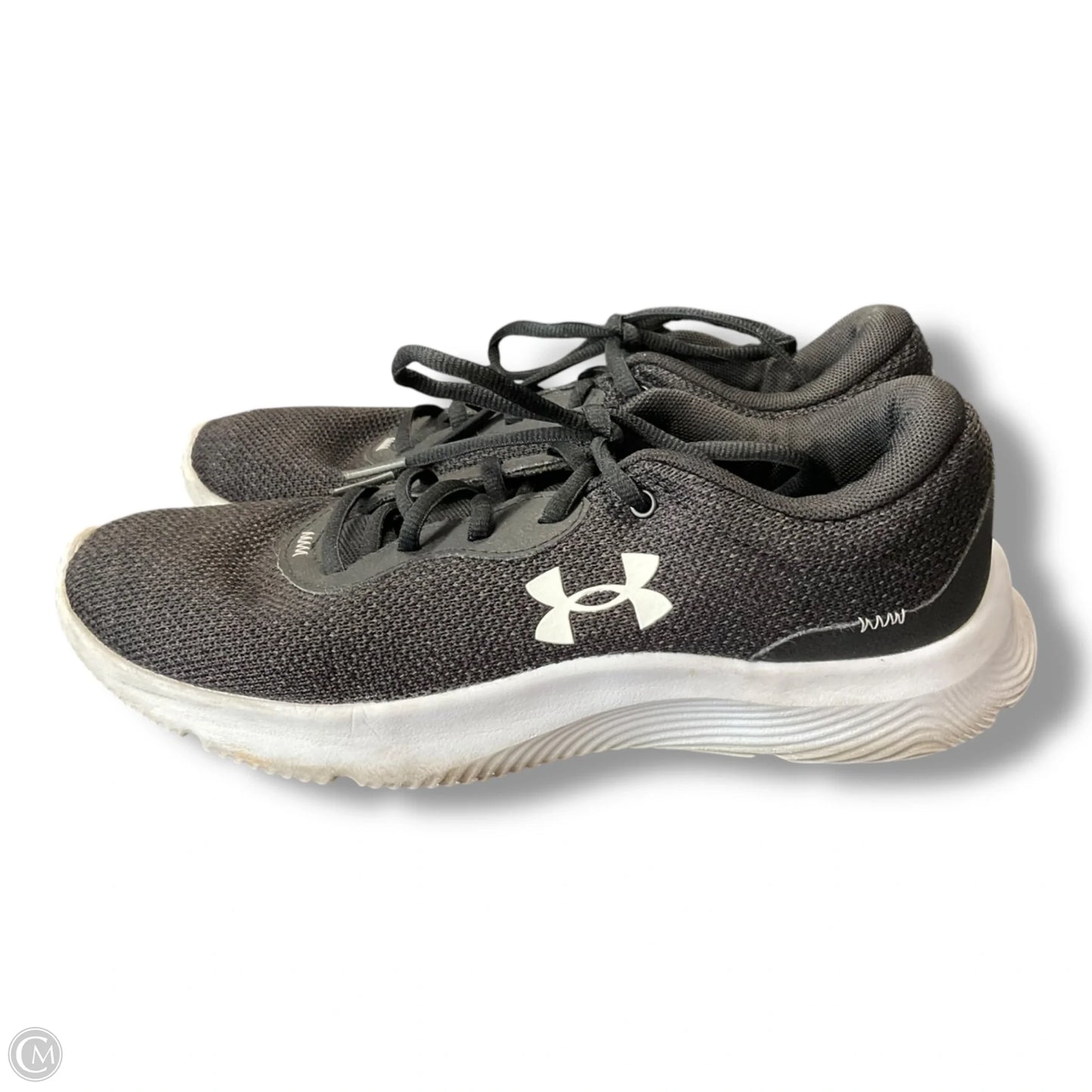 Shoes Athletic By Under Armour In Black & White, Size: 8