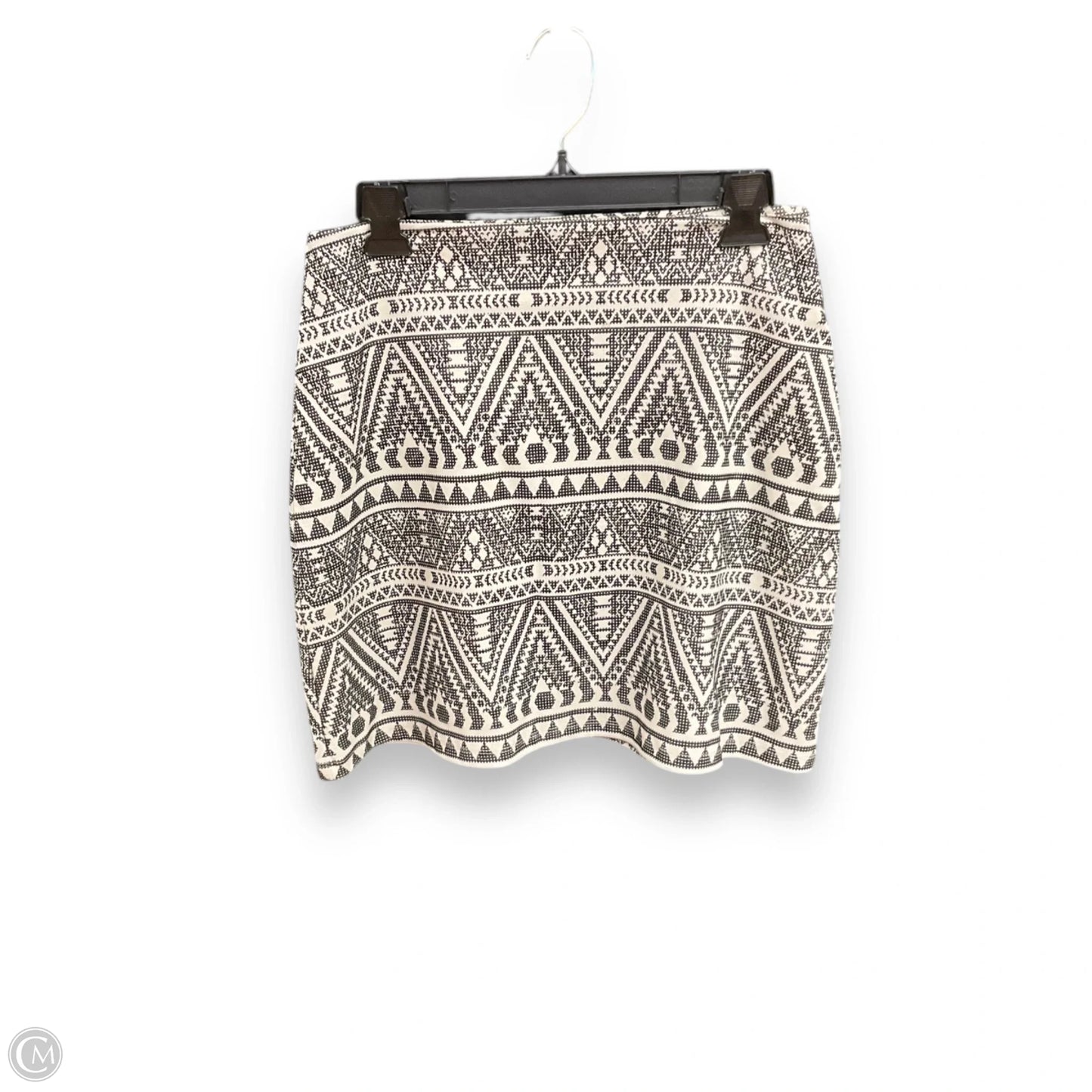 Skirt Mini & Short By Blue Rain In Geometric Pattern, Size: 10