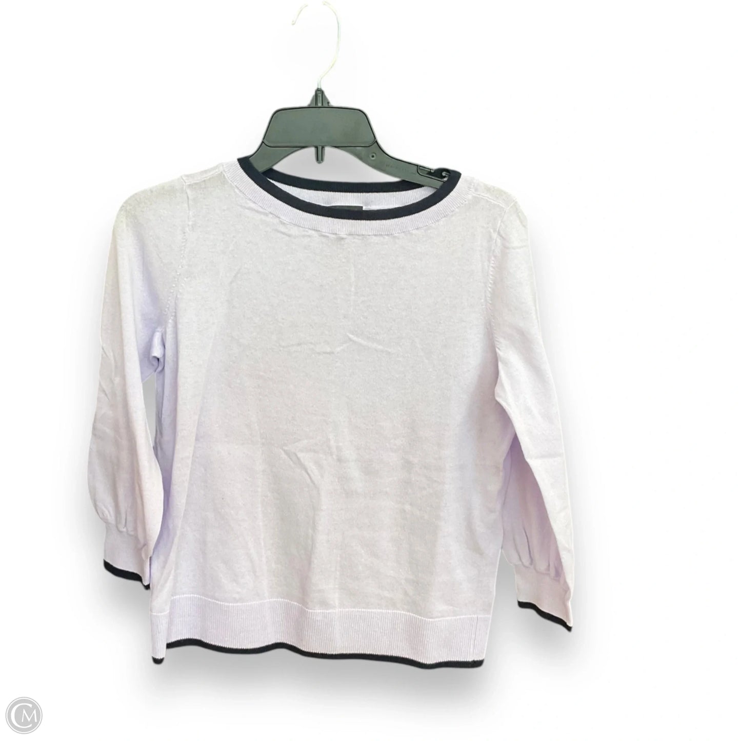 Top 3/4 Sleeve By Ann Taylor In Purple, Size: S