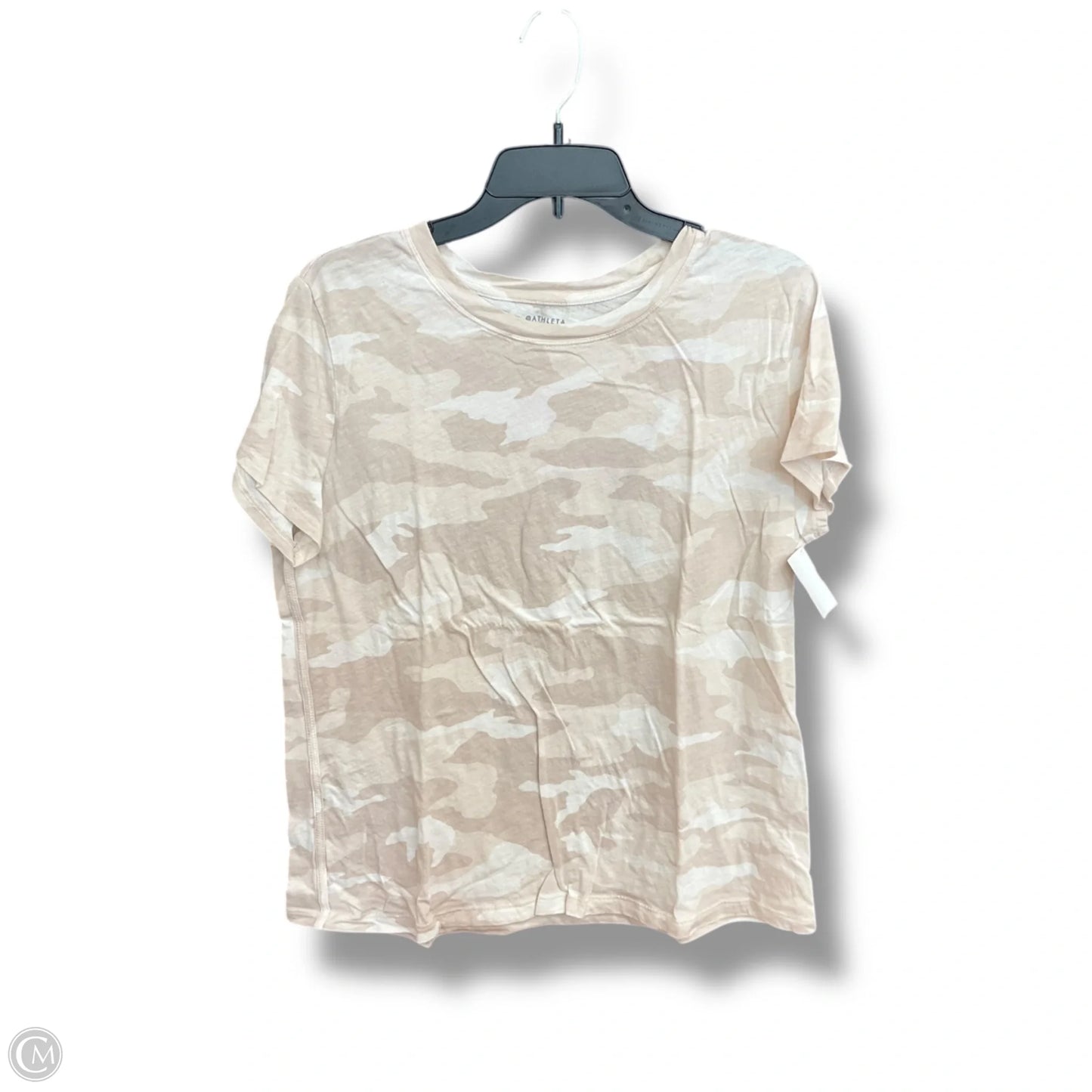 Athletic Top Short Sleeve By Athleta In Camouflage Print, Size: Xl