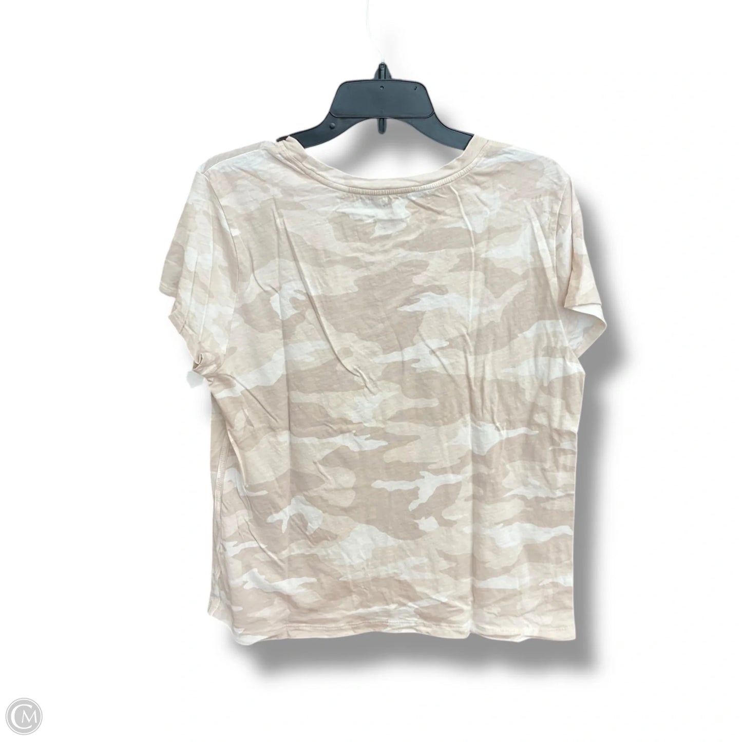 Athletic Top Short Sleeve By Athleta In Camouflage Print, Size: Xl