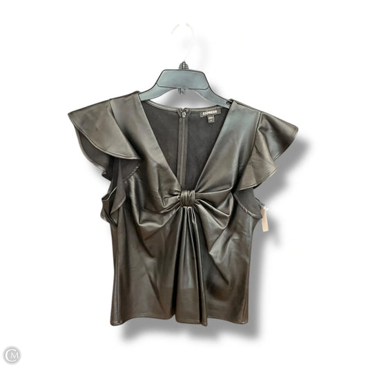 Top Sleeveless By Express In Black, Size: M
