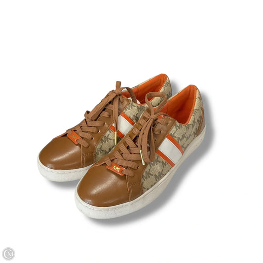 Shoes Athletic By Michael By Michael Kors In Brown & Orange, Size: 8.5