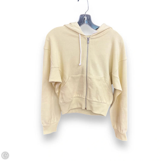 Sweatshirt Hoodie By Madewell In Yellow, Size: Xxs