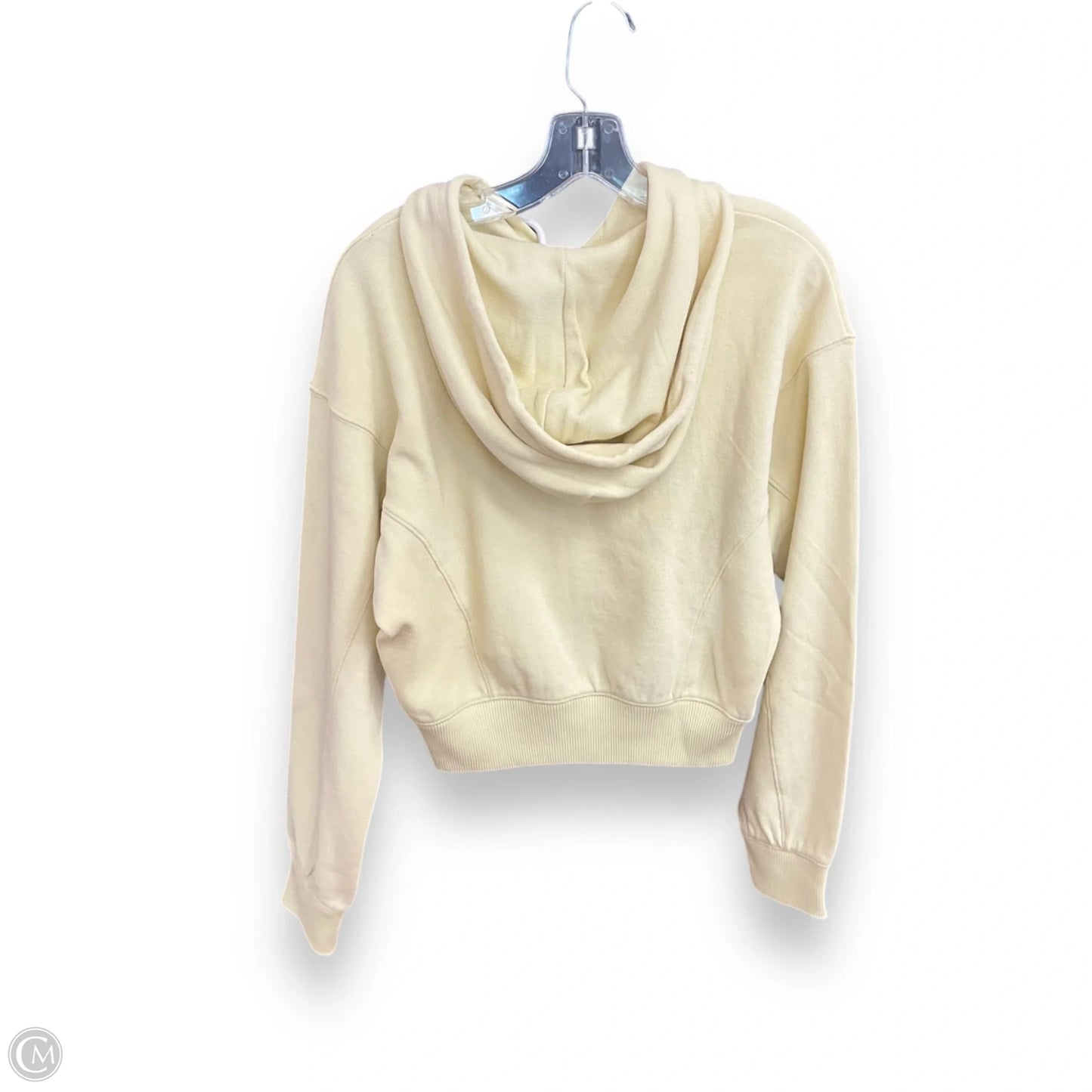 Sweatshirt Hoodie By Madewell In Yellow, Size: Xxs