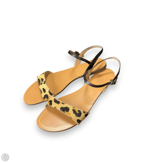 Sandals Flats By Banana Republic In Animal Print, Size: 8
