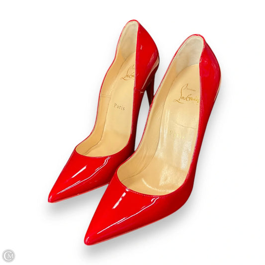 Shoes Luxury Designer By Christian Louboutin In Red, Size: 7.5