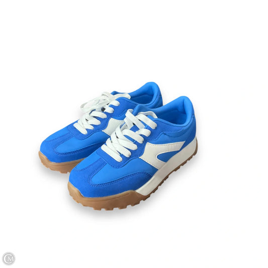 Shoes Athletic By Le Sheelah In Blue & White, Size: 6