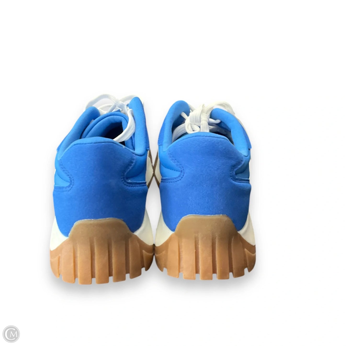 Shoes Athletic By Le Sheelah In Blue & White, Size: 6