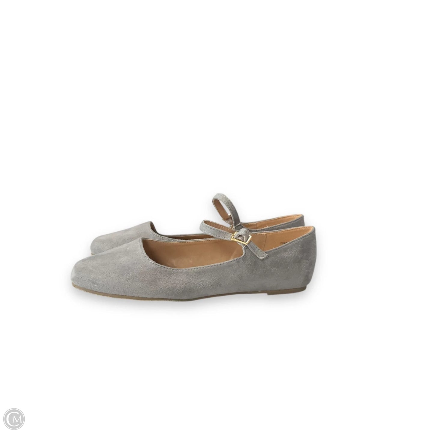 Shoes Flats By Cme In Grey, Size: 6