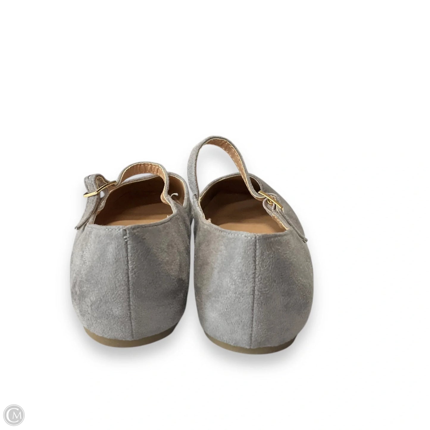 Shoes Flats By Cme In Grey, Size: 6