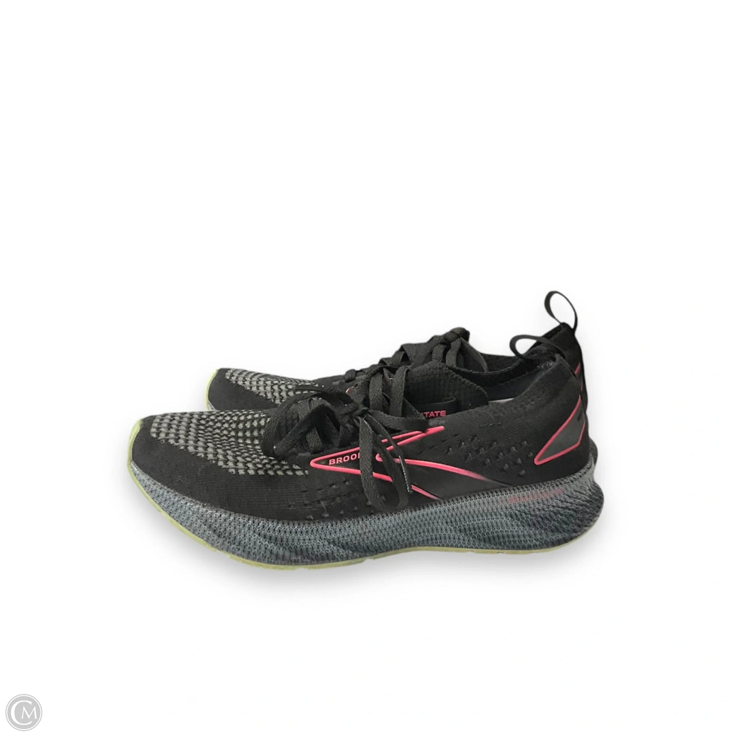Shoes Athletic By Brooks In Black & Pink, Size: 6