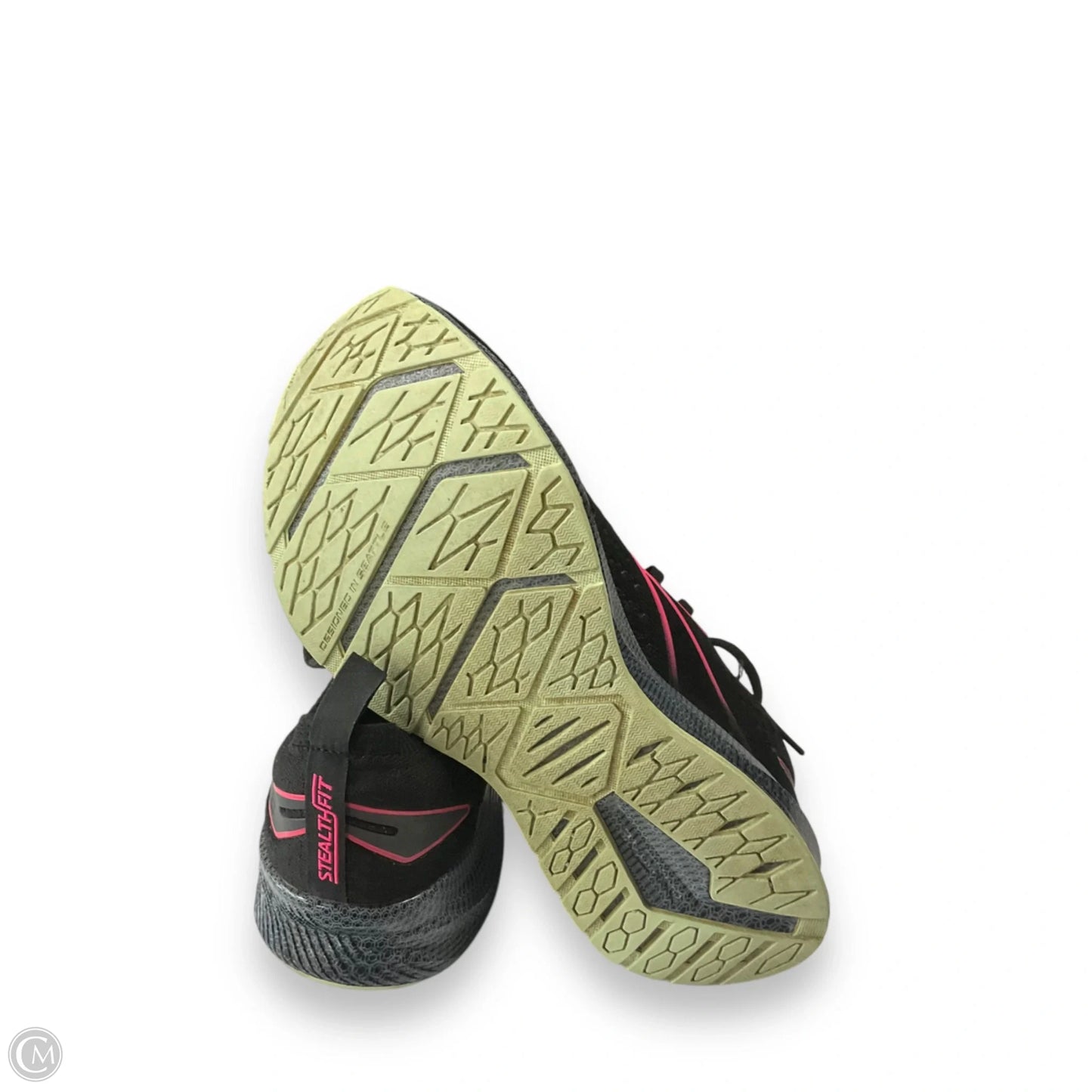 Shoes Athletic By Brooks In Black & Pink, Size: 6
