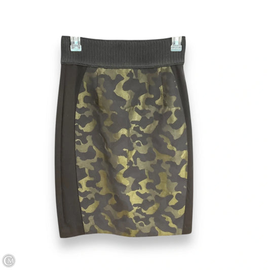 Skirt Mini & Short By Maeve In Camouflage Print, Size: 4