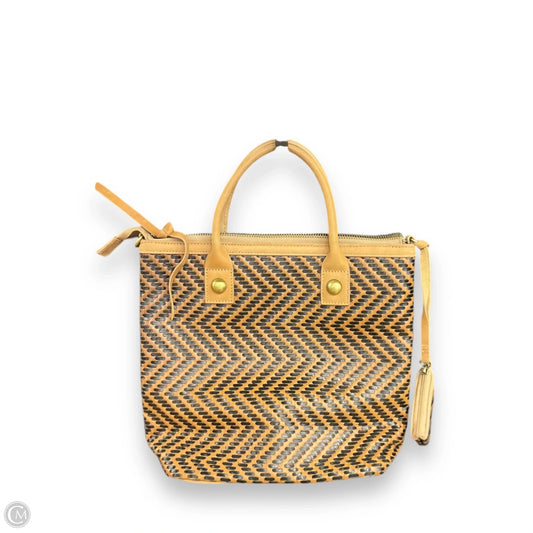 Handbag Leather By Miss Albright, Size: Medium