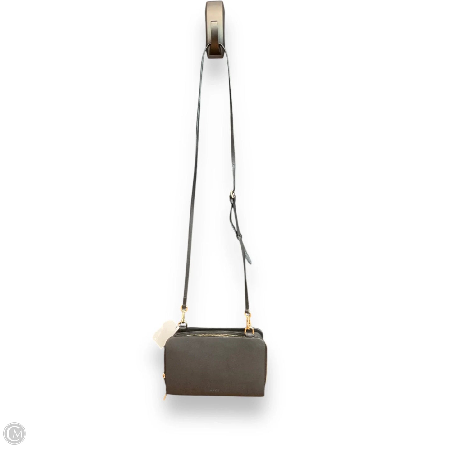 Crossbody Leather By Ecco, Size: Medium