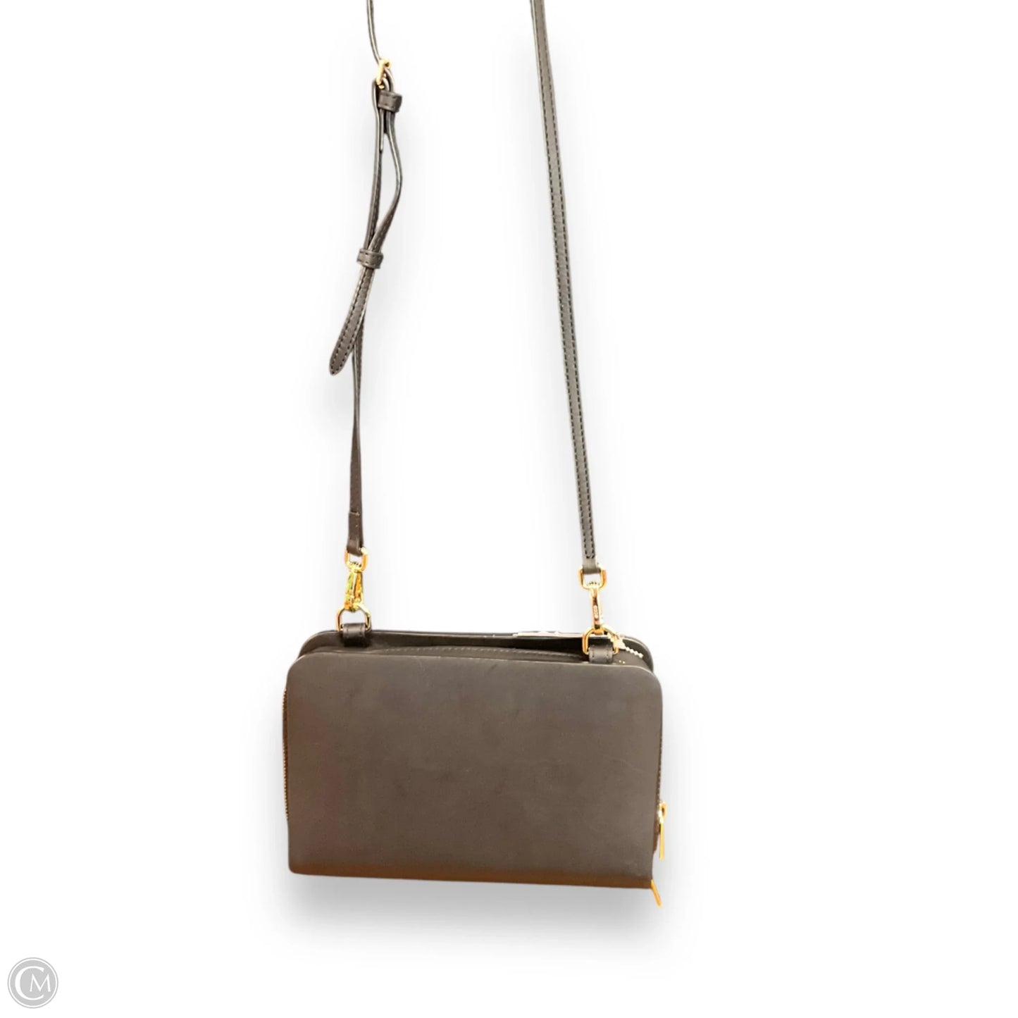 Crossbody Leather By Ecco, Size: Medium