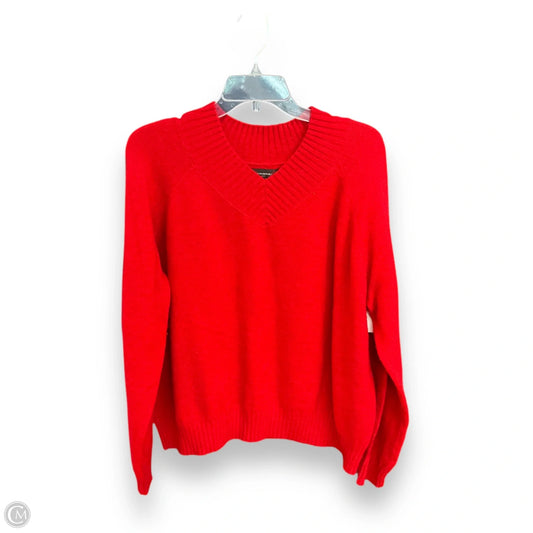 Sweater By Banana Republic In Red, Size: Xl