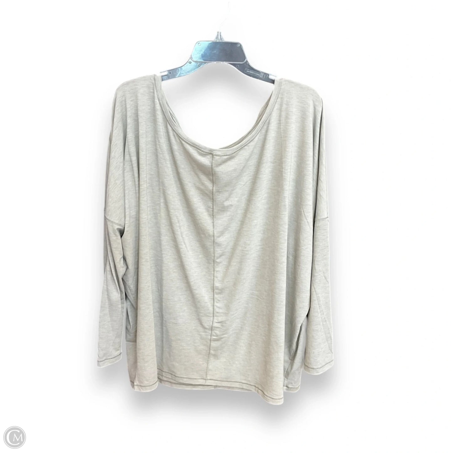 Athletic Top Long Sleeve Crewneck By Athleta In Grey, Size: Xl